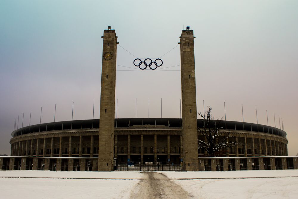 Das Olympiastadion (Osttor)