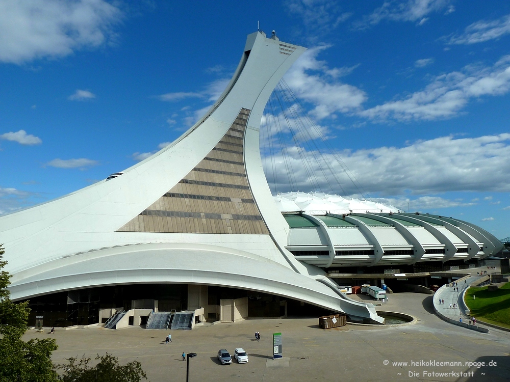 Das Olympiastadion von Montreal in Kanada