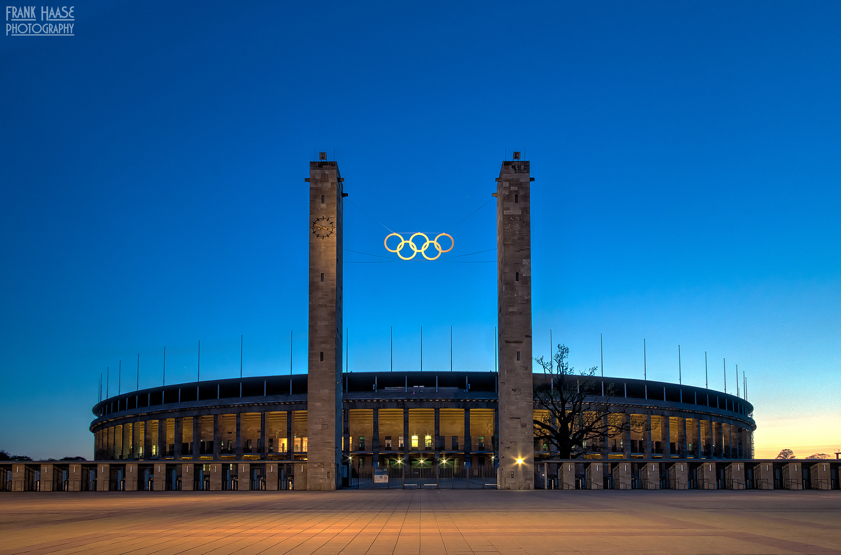 Das Olympiastadium in Berlin