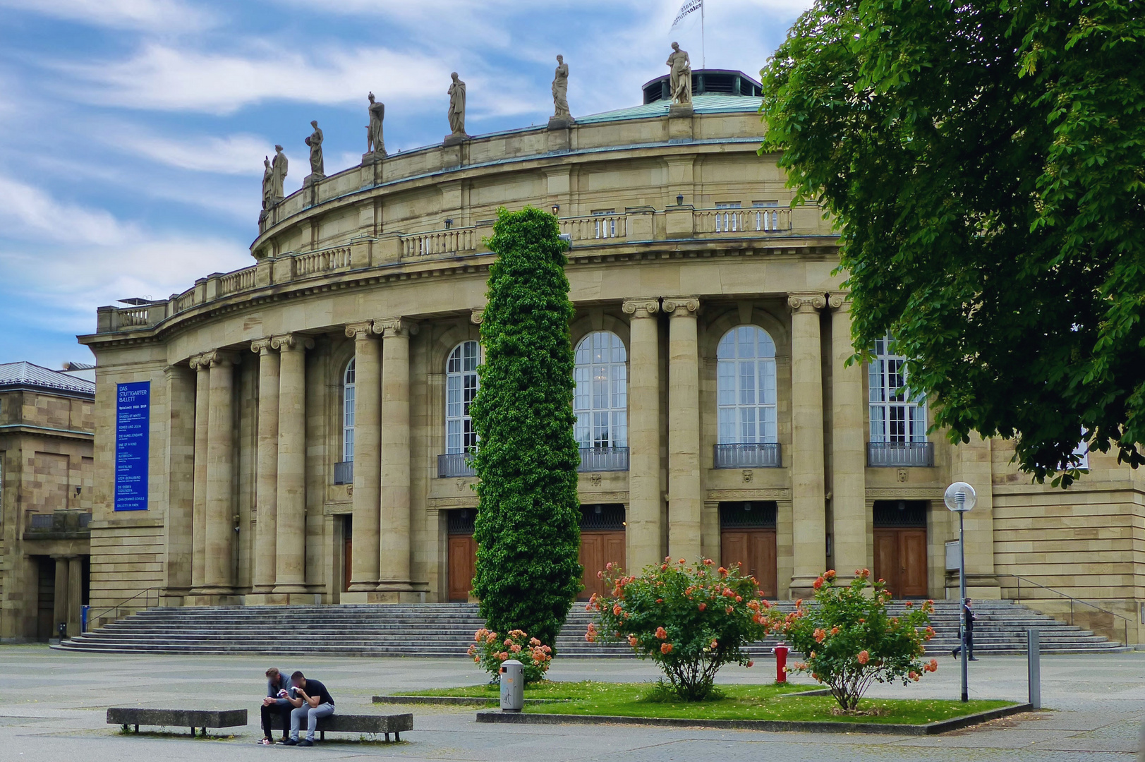Das Opernhaus Stuttgart...