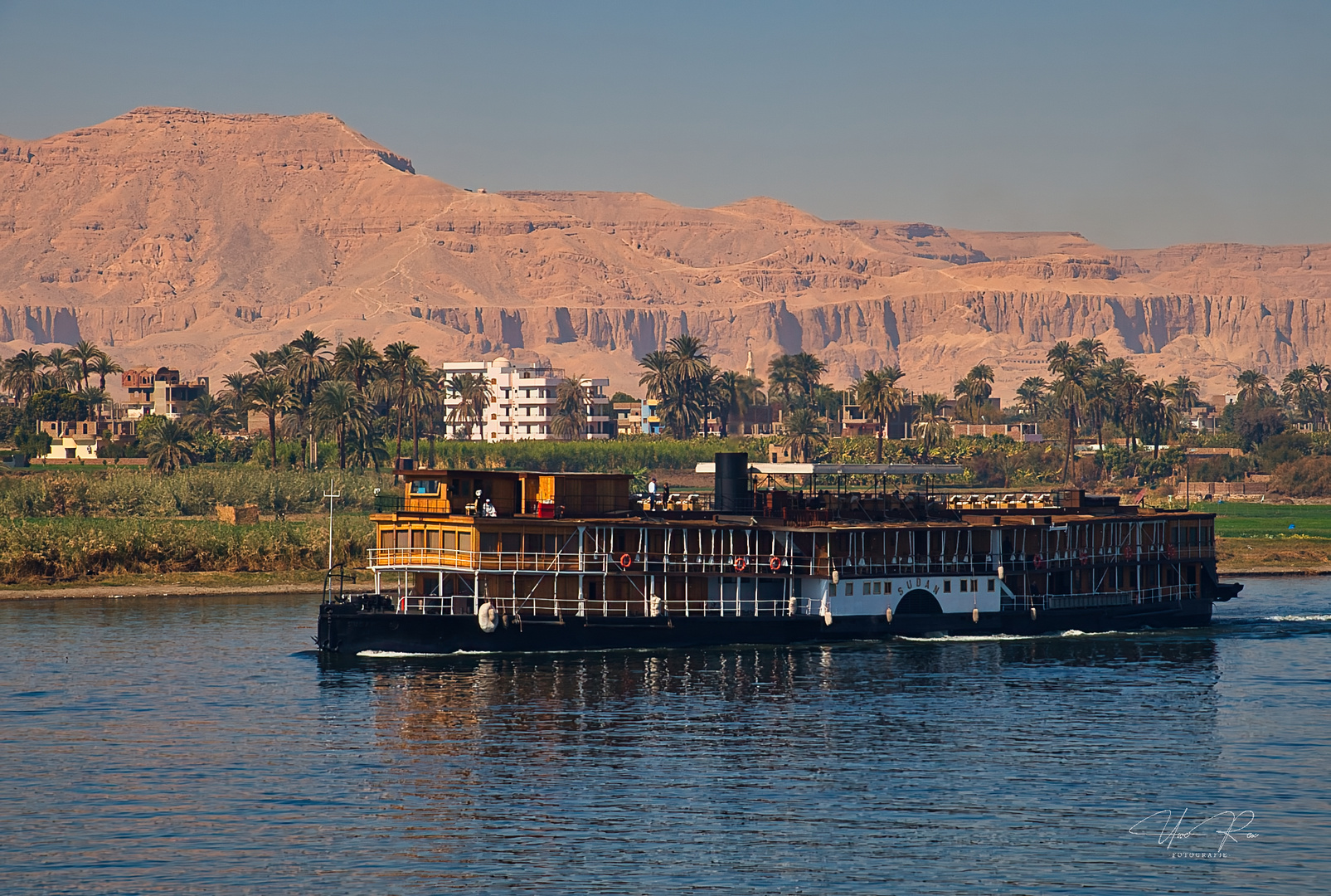 Das orig. Filmschiff in Luxor