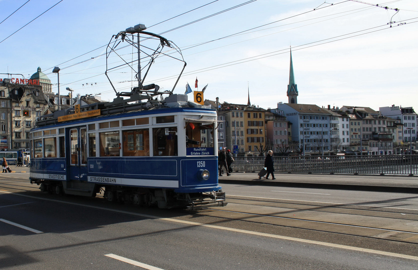 Das Original-Bild der ältesten ZH-Strassenbahn