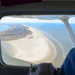 Das Ostende von Langeoog aus der Vogelperspektive