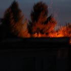 Das Osterfeuer hat den Foto Grafen um sein schlaf gebracht .