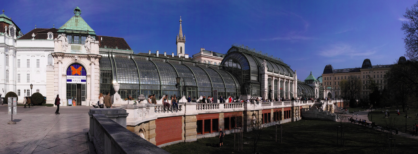 Das Palmenhaus im Burggarten