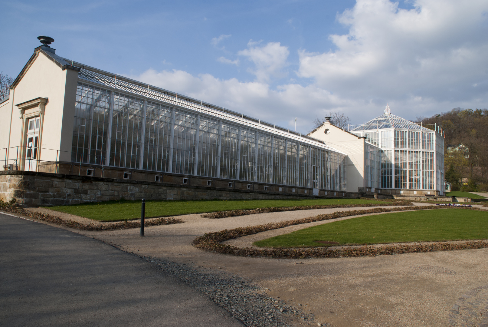 Das Palmenhaus im Schlosspark Pillnitz