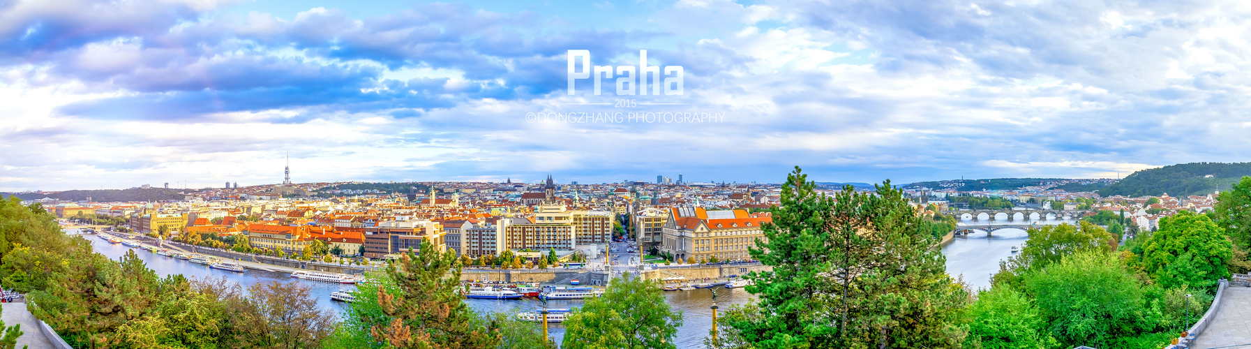 Das Panorama von Prag