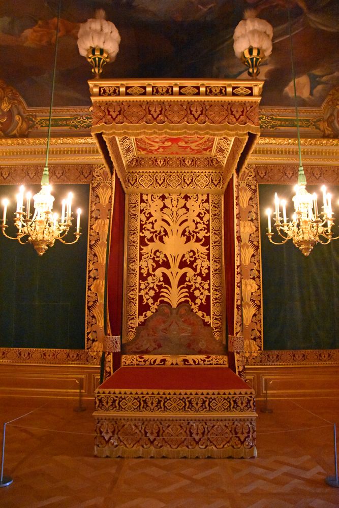 Das Paradebett im Residenzschloss Dresden