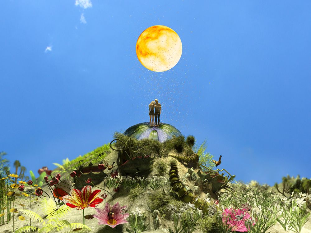 Das Paradies Foto & Bild rendering, digiart, fantasy Bilder auf
