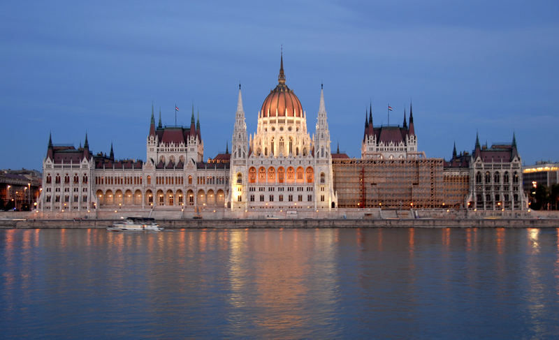 das Parlament in Budapest