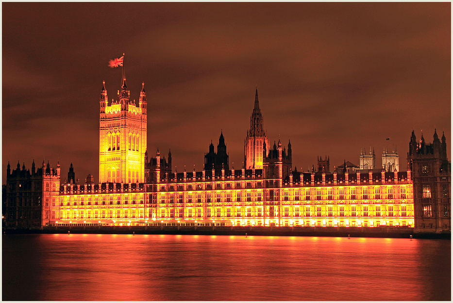 Das Parlament in London