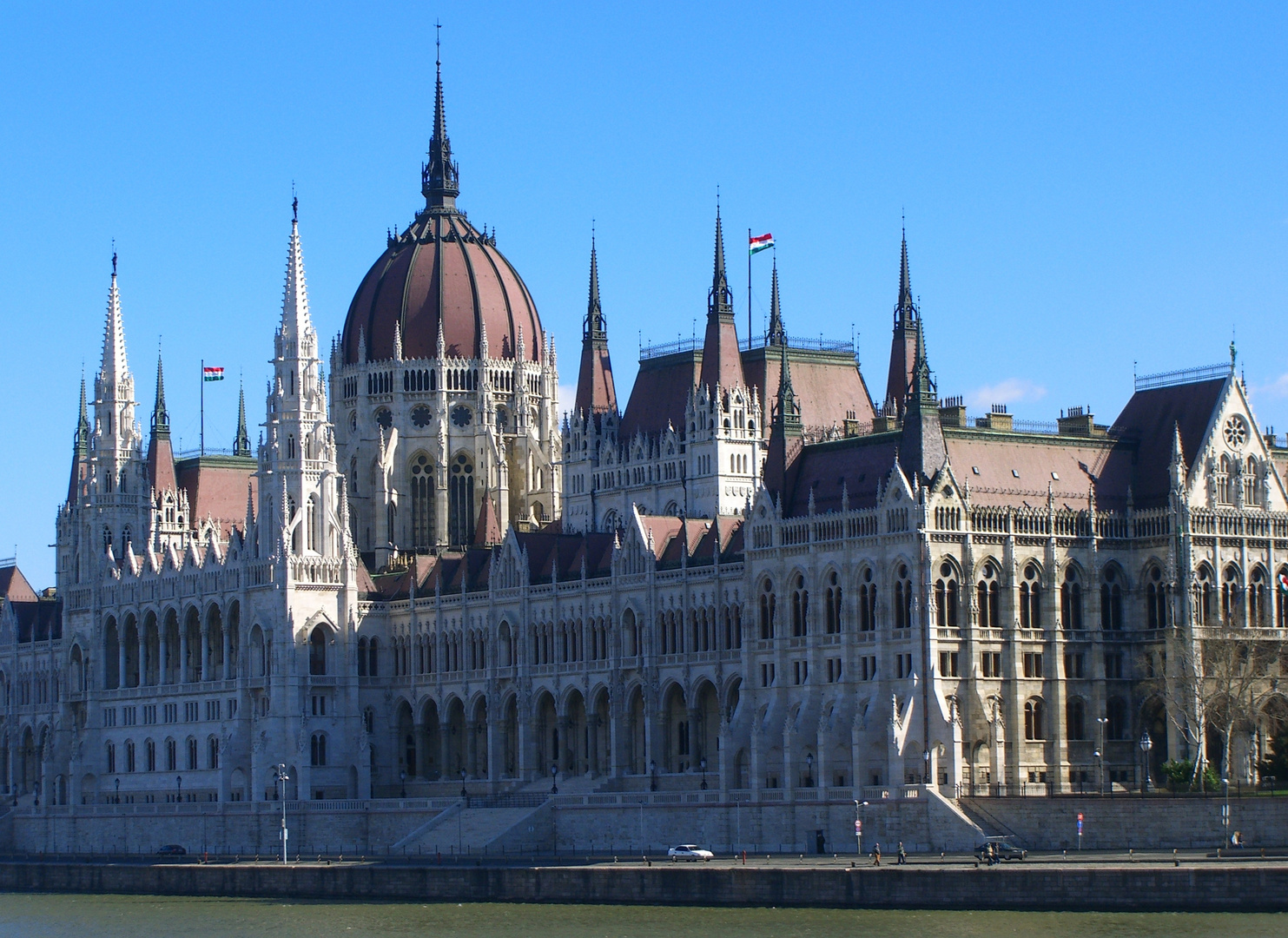 Das Parlamentsgebäude in Budapest