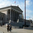 Das Parlamentsgebäude in Wien