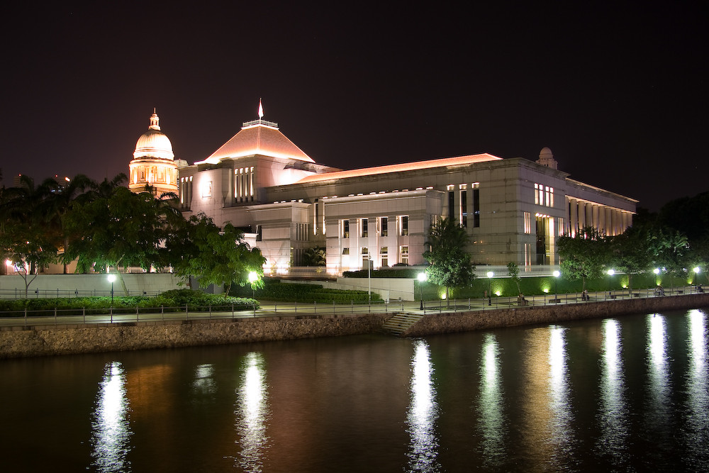 Das Parlamentsgebäude von Singapore