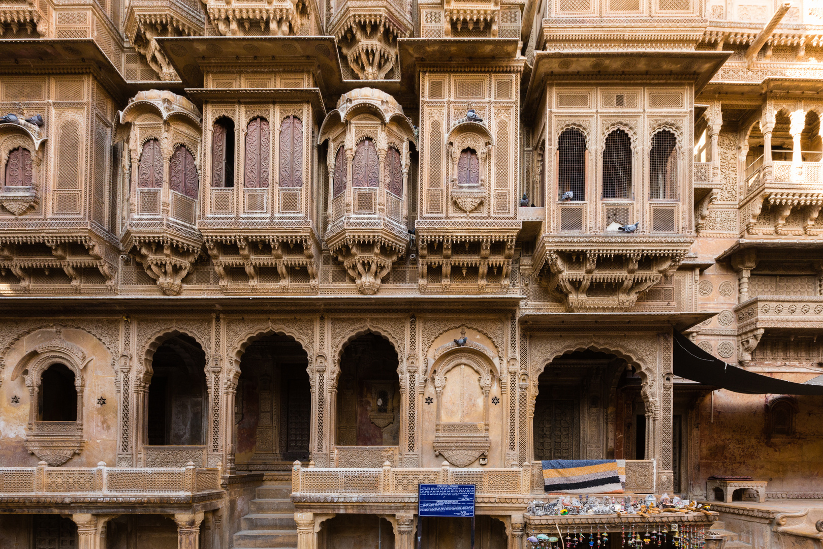 Das Patwon-ki-Haveli in der Unterstadt von Jaisalmer (1)