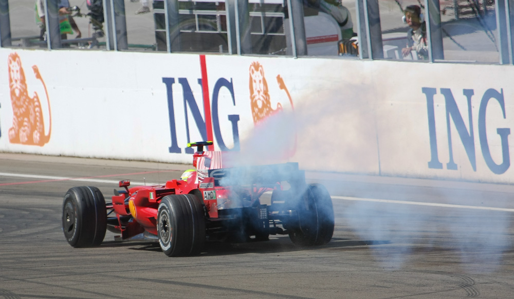 Das Pech von Felipe Massa in Budapest