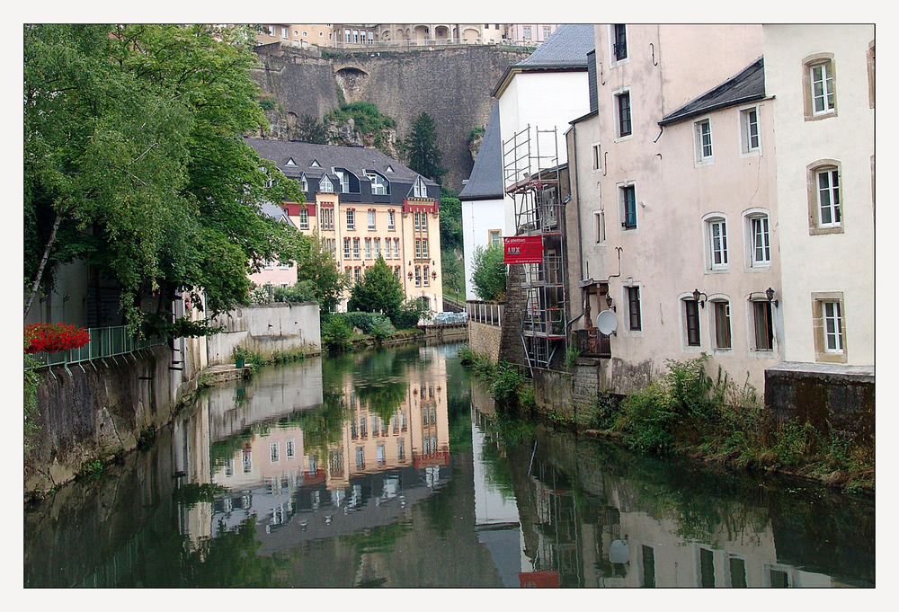 Das Petrustal in der Unterstadt von Luxembourg