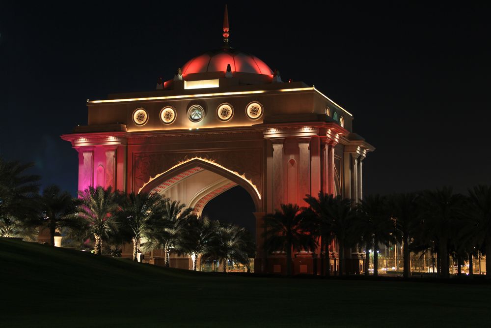 Das Pförtnerhäuschen des Emirates Palace