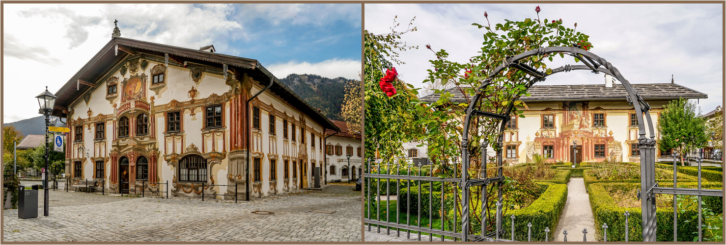 Das Pilatushaus in Oberammergau ...