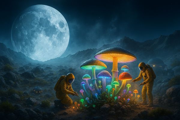 Das Pilzlabor der Mondbasis