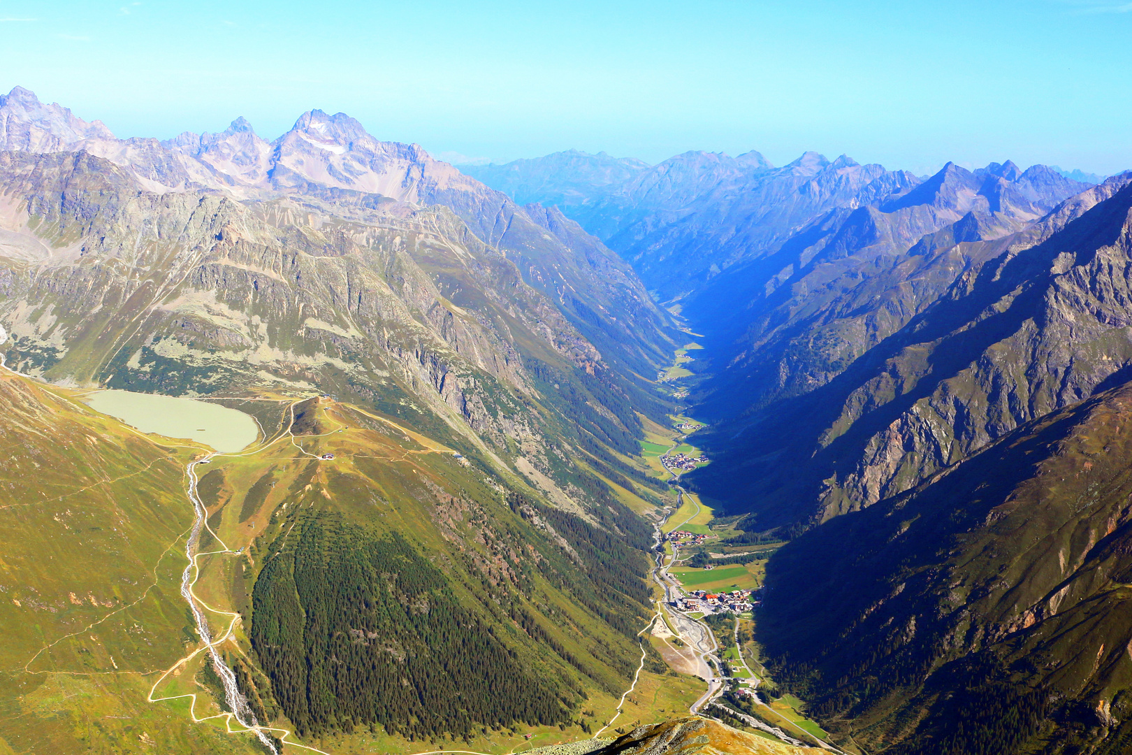 Das Pitztal in Österreich