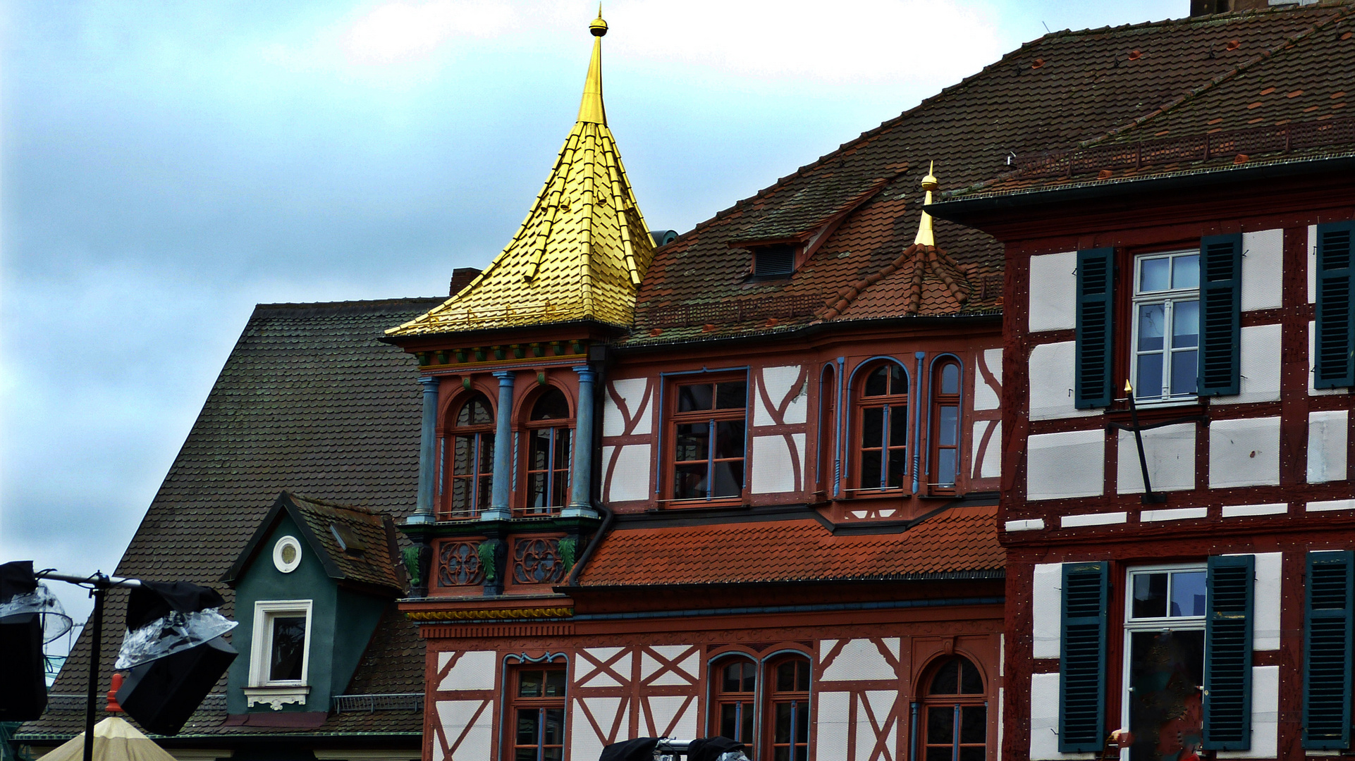 Das prächtige Rathaus von Schwabach 