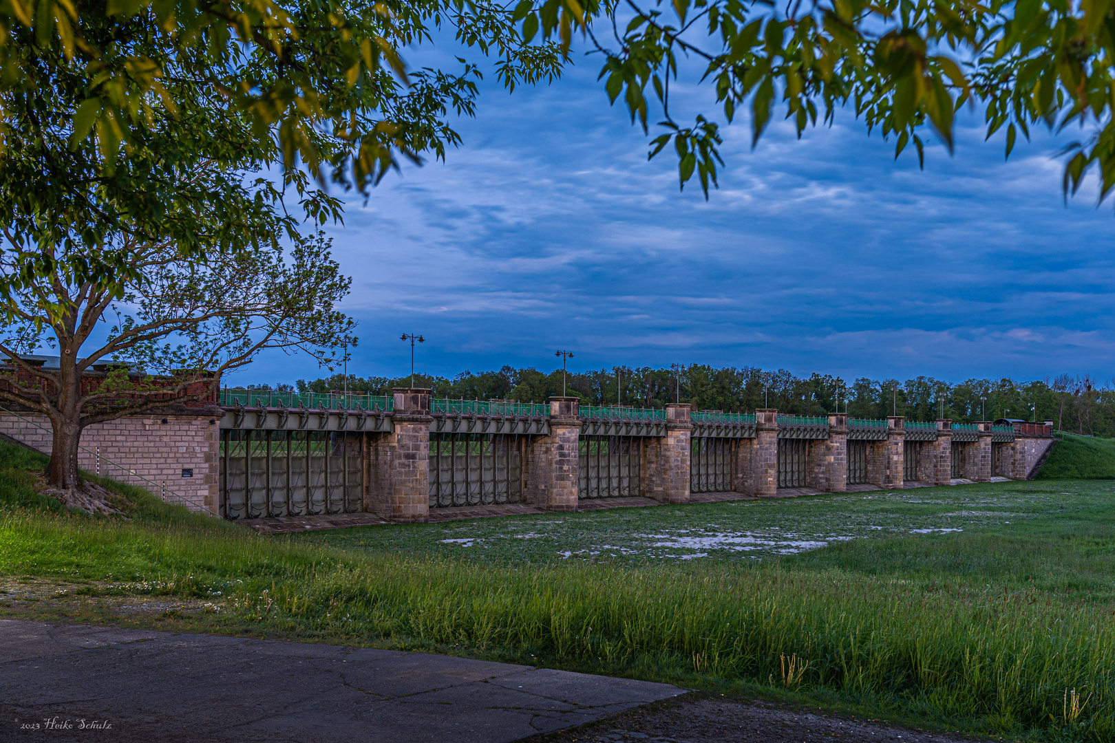 Das Pretziener Wehr an der Elbe