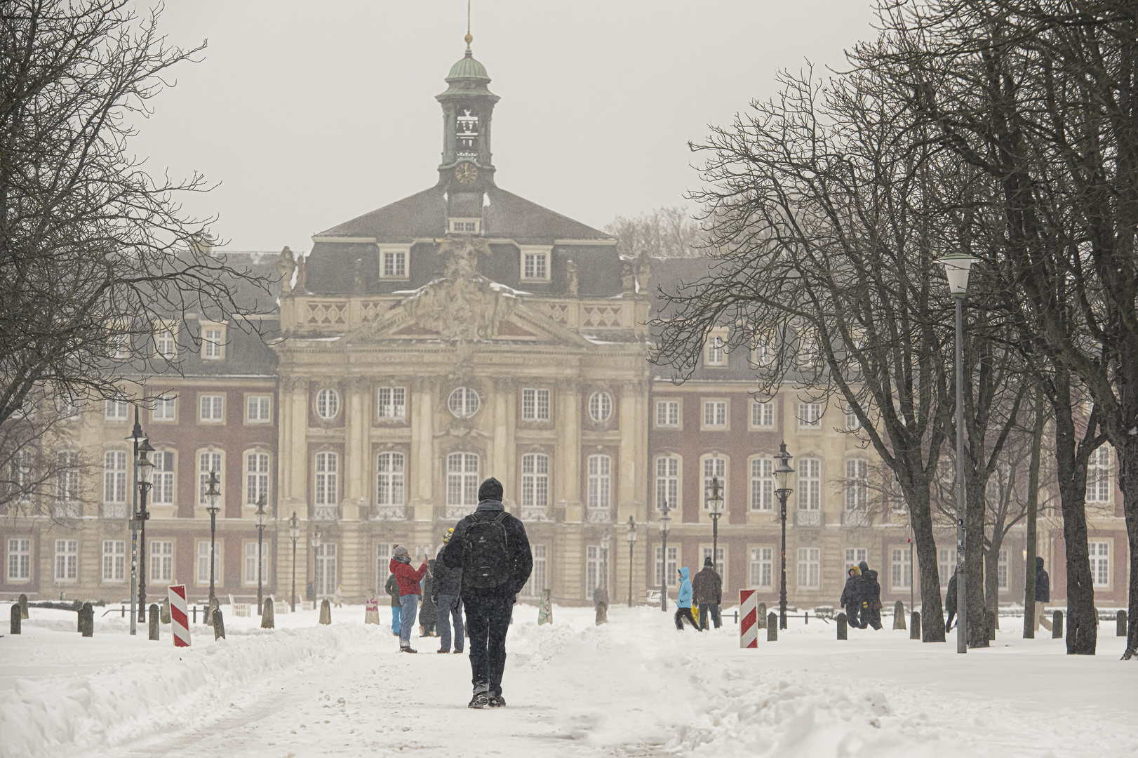 Das prunkvolle Winter - Schloss 