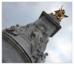 Das Queen Victoria Denkmal...