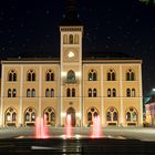 Das Radhaus bei Nacht