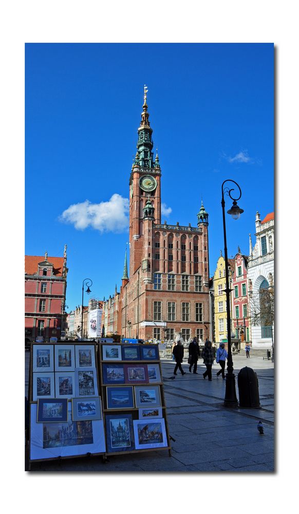 Das Rathaus an der langen Gasse