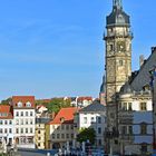 Das Rathaus auf dem Marktplatz von Altenburg