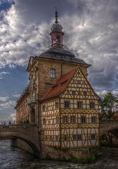 Das Rathaus in Bamberg ...