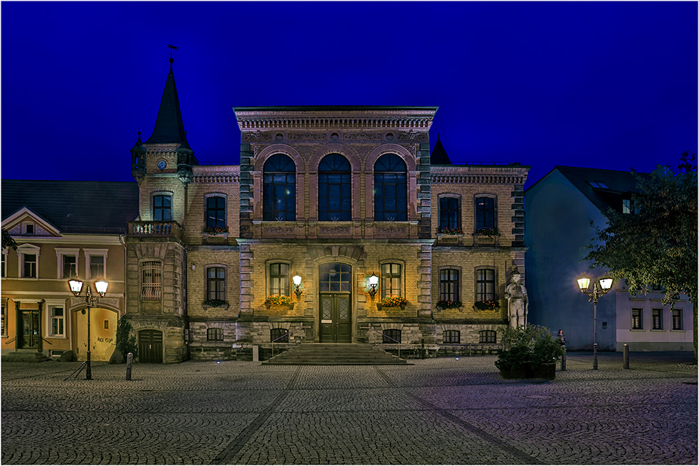 Das Rathaus in Calbe (Saale)
