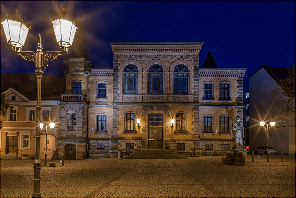 Das Rathaus in Calbe Saale