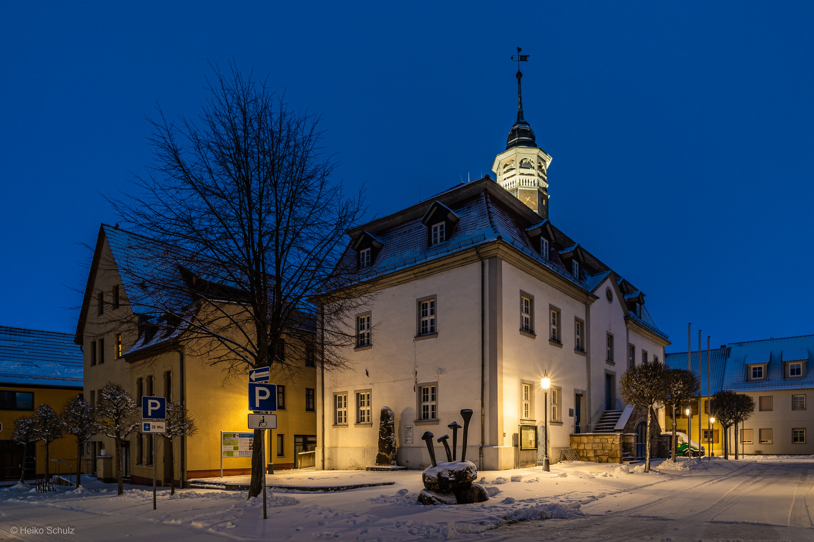 Das Rathaus in Ermsleben