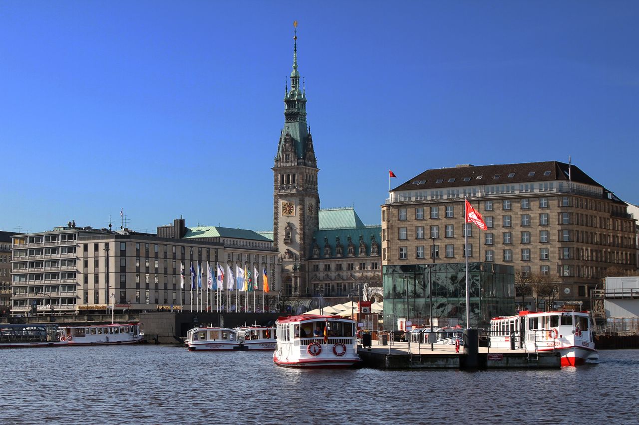 Das Rathaus in Hamburg