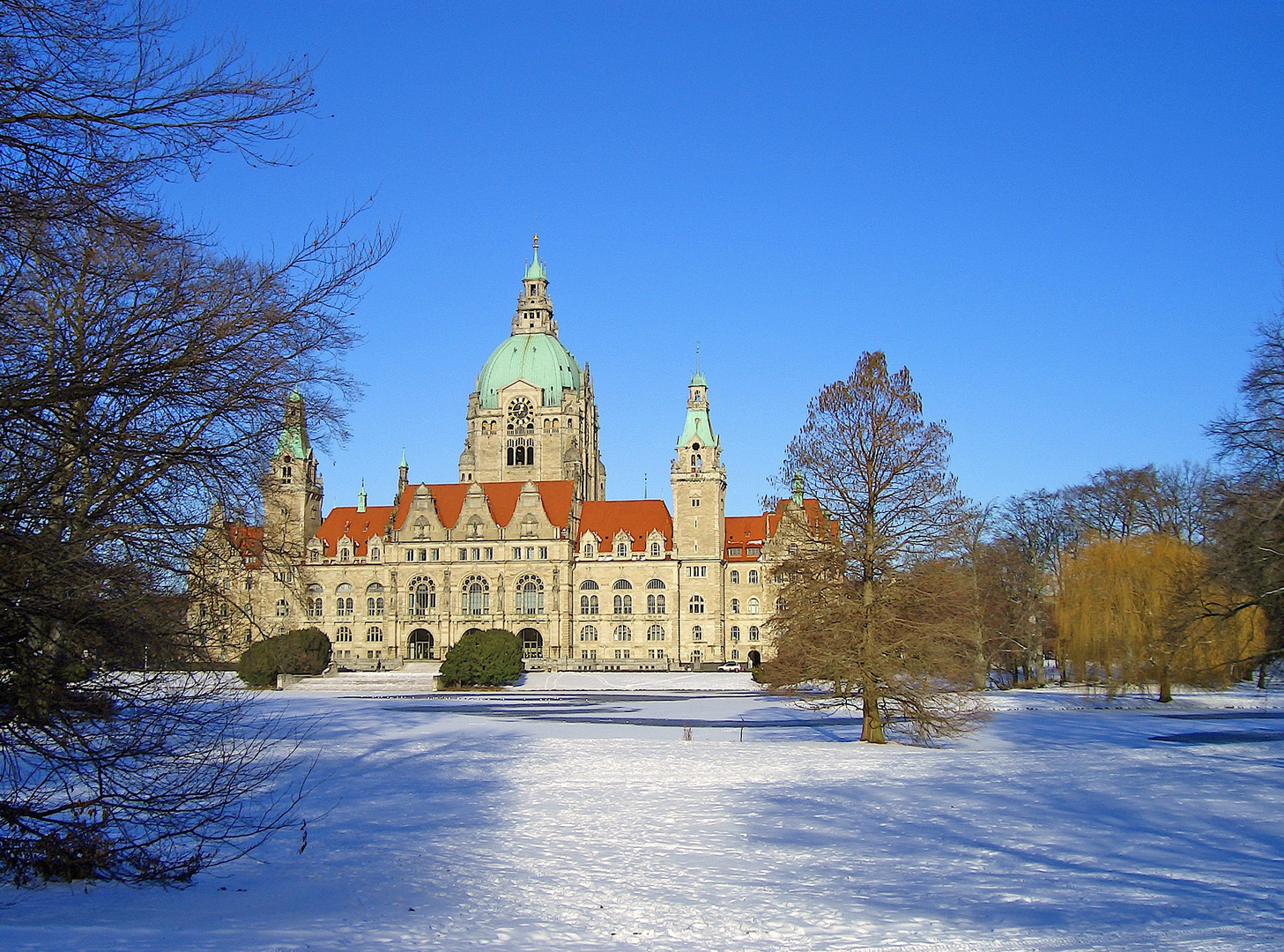 Das Rathaus in Hannover