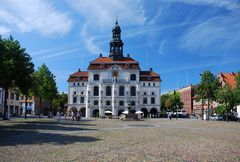 Das Rathaus in Lüneburg am letzten Sommertag 2008