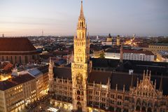 Das Rathaus in München