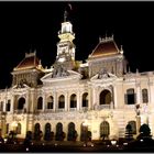 Das Rathaus in Saigon bei Nacht