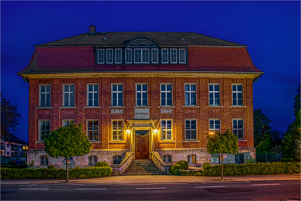 Das Rathaus in Staßfurt