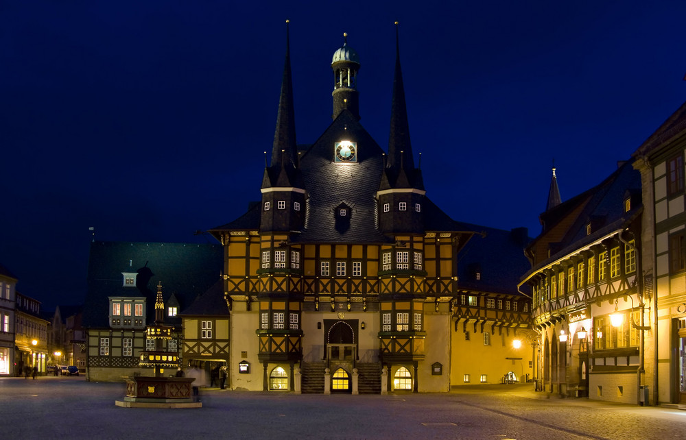 Das Rathaus in Wernigerode