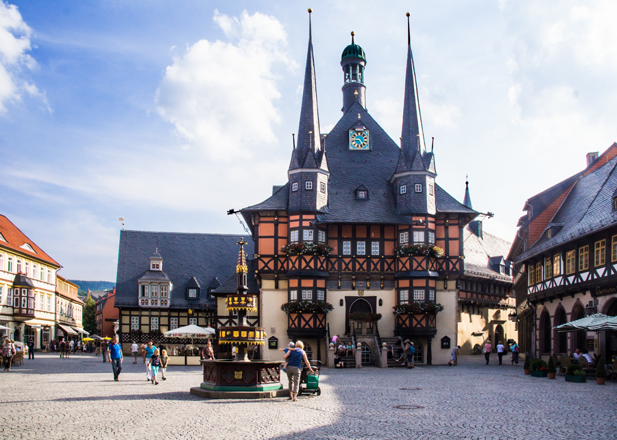 Das Rathaus in Wernigerode