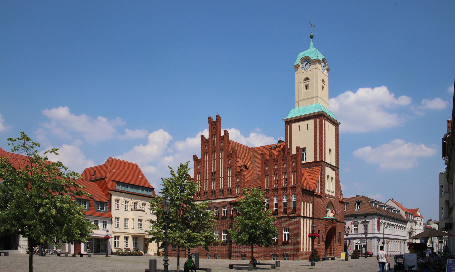 Das Rathaus in Wittstock/Dosse