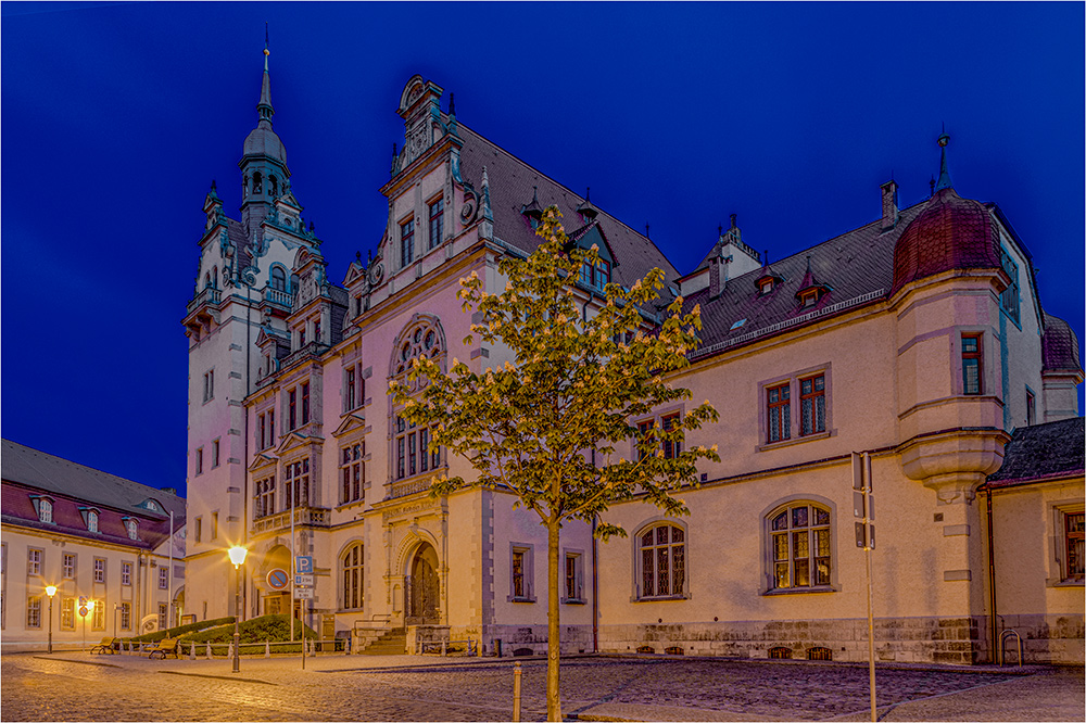 Das Rathaus von Bernburg