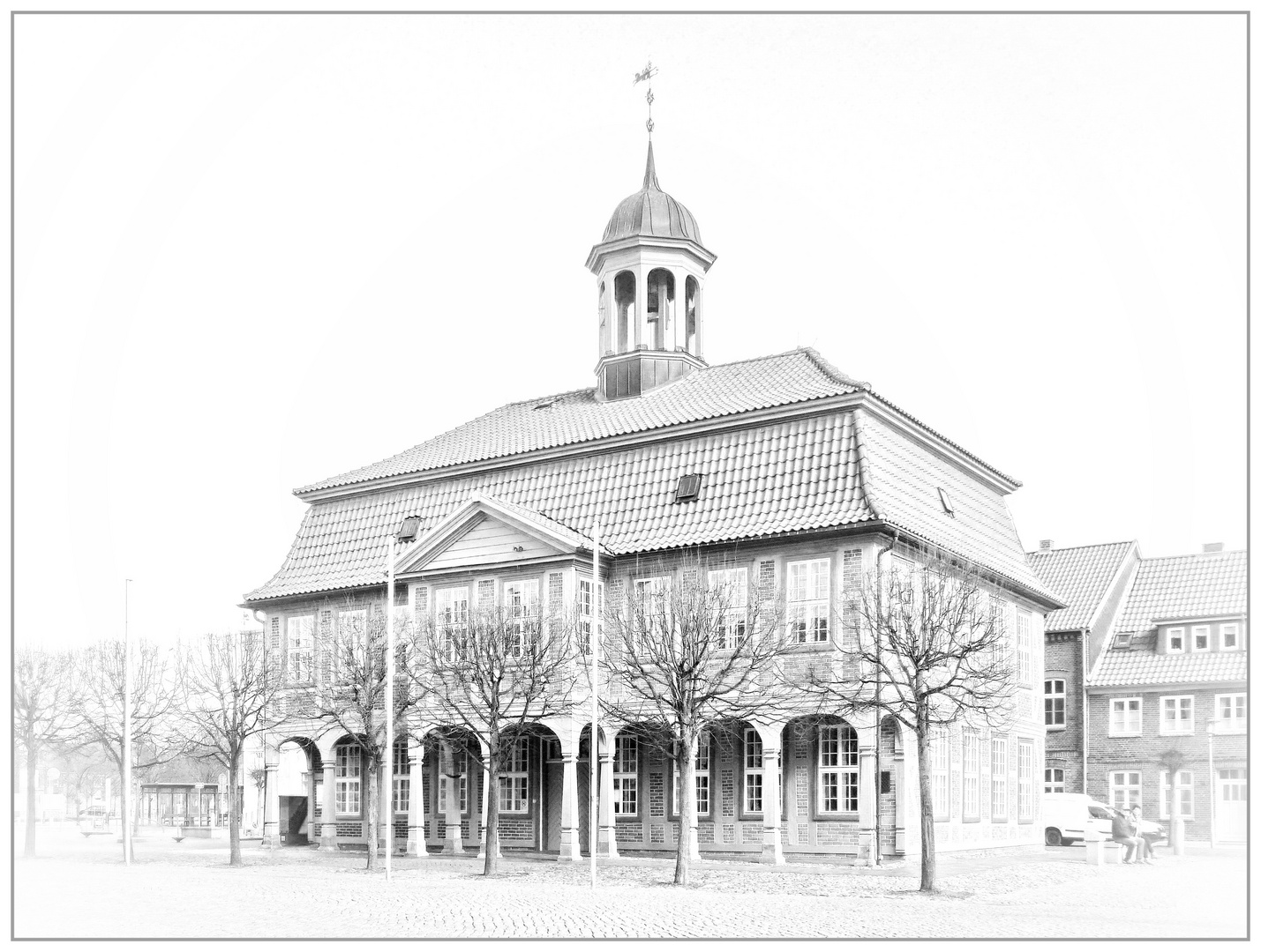 Das Rathaus von Boizenburg