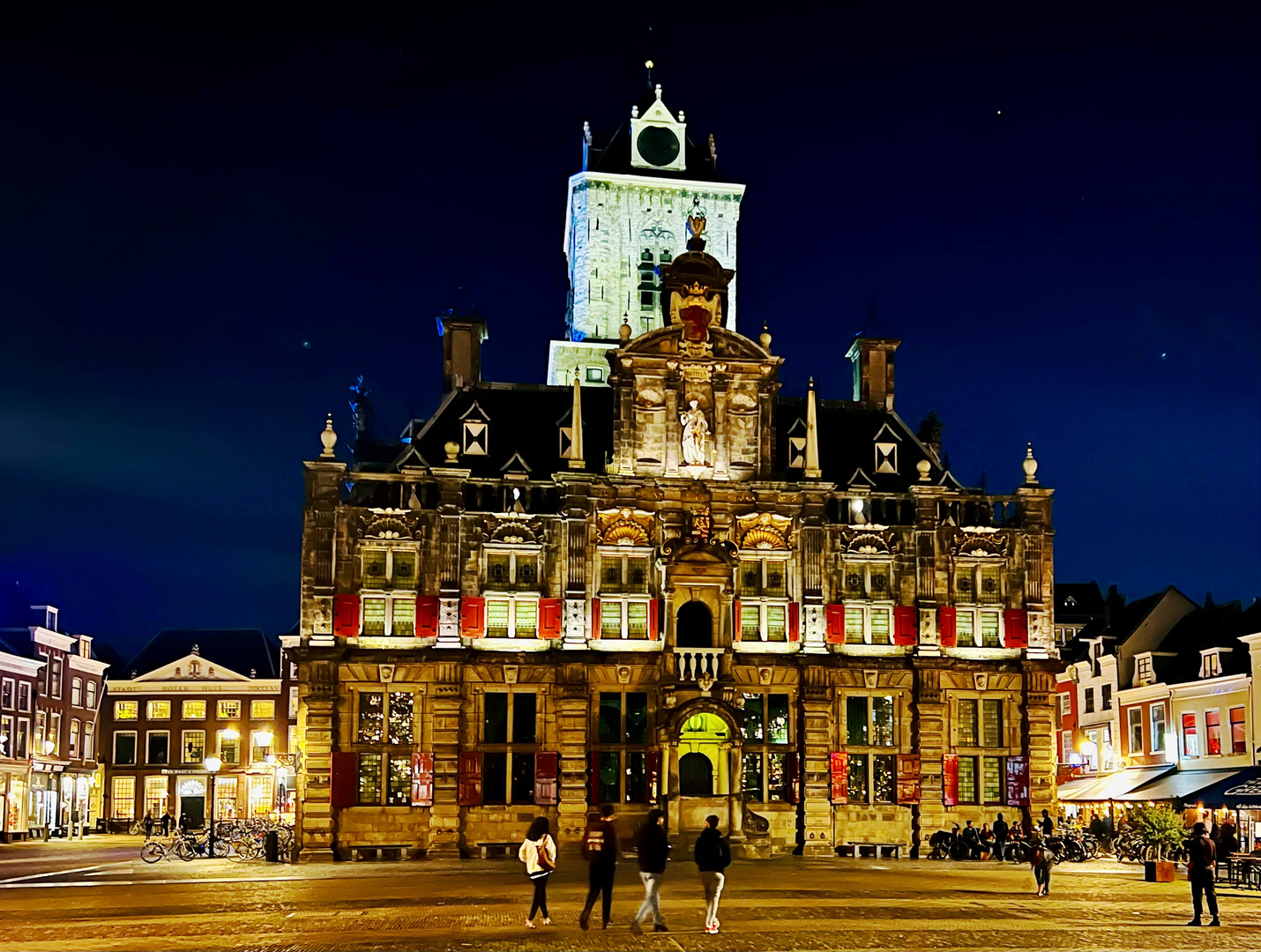 Das Rathaus von Delft...