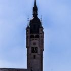 Das Rathaus von Dessau - hier der Turm