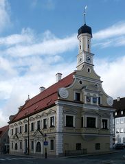 Das Rathaus von Friedberg bei Augsburg